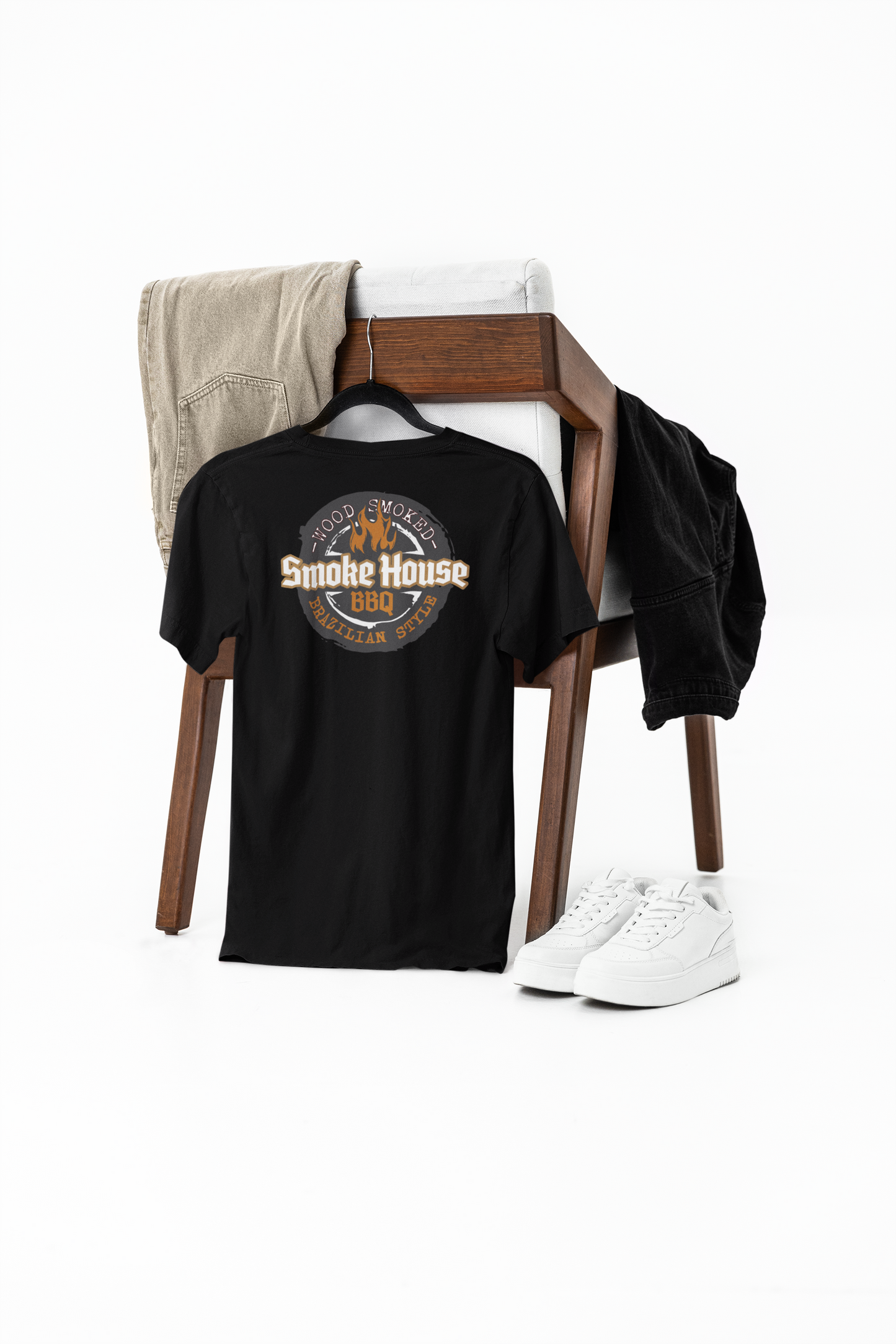 CAMISETA SMOKE HOUSE | ESTAMPA NAS COSTAS
