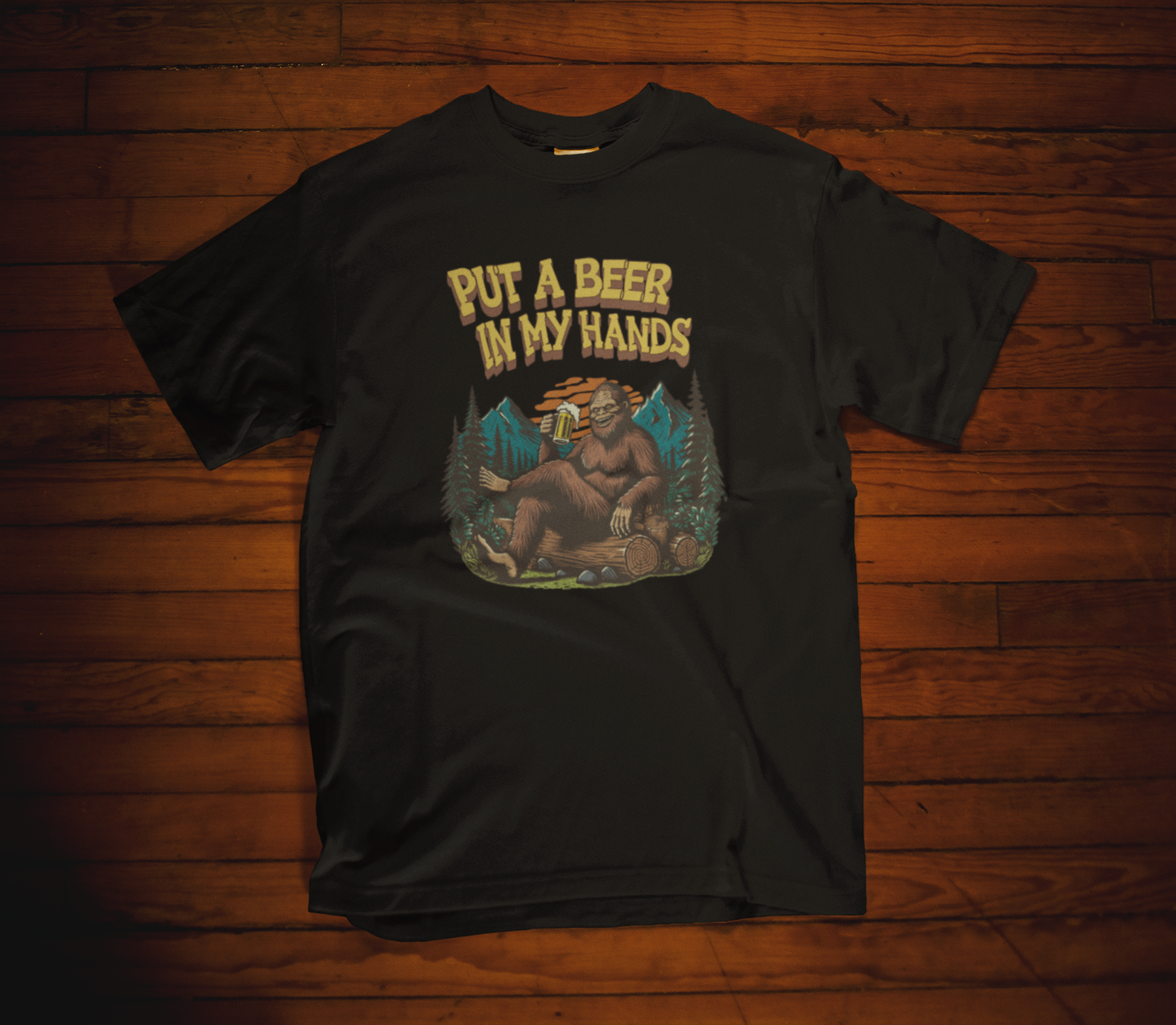 CAMISETA PUT A BEER IN MY HANDS