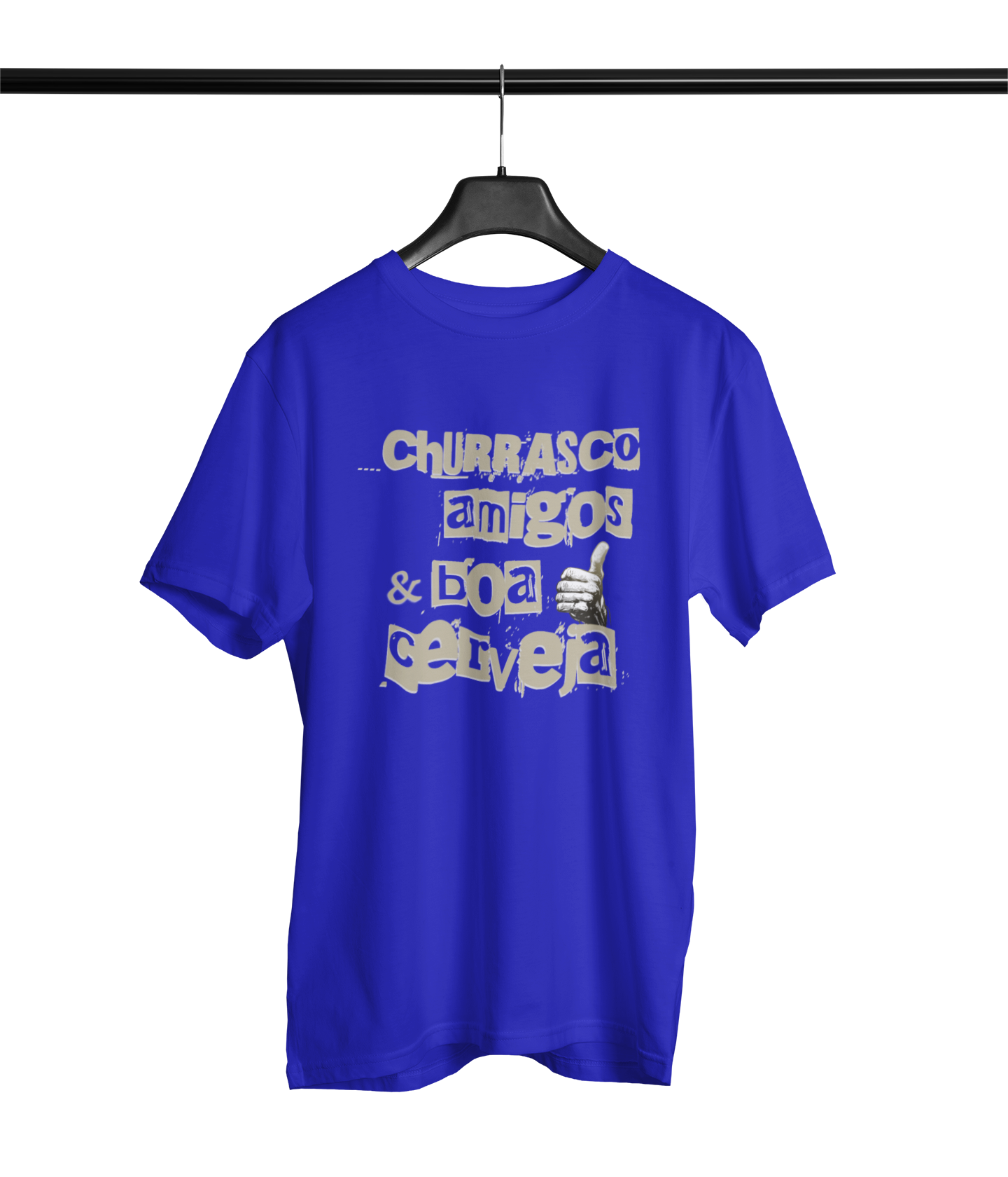CAMISETA CHURRASCO AMIGOS E BOA CERVEJA