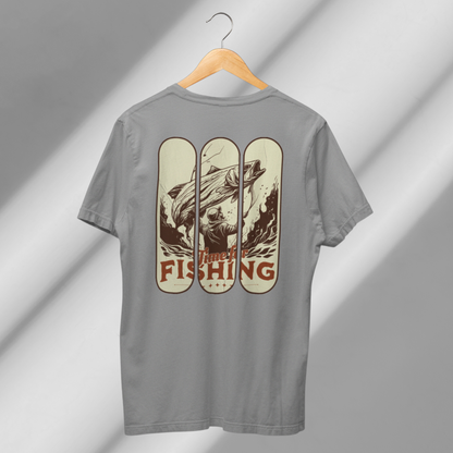 CAMISETA TIME FOR FISHING | ESTAMPA NAS COSTAS