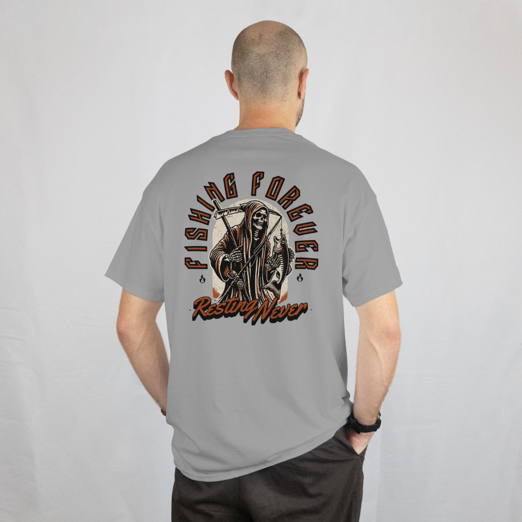 CAMISETA FISHING FOREVER RESTING NEVER
