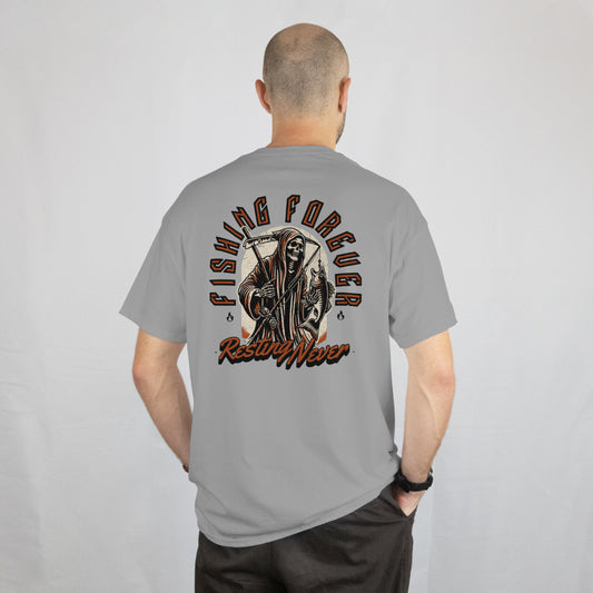 CAMISETA FISHING FOREVER RESTING NEVER